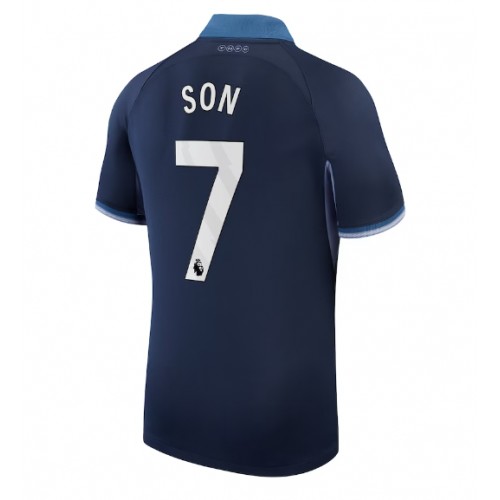 Tottenham Hotspur Son Heung-min #7 Bortedrakt 2023-24 Kortermet Tottenham Hotspur Son Heung-min #7 Bortedrakt 2023-24 Kortermet